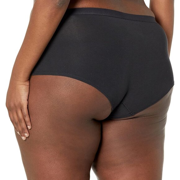 Women's Cotton Boyshort Underwear Plus Size Pack of 5 Comfortable Breathable - Picture 6 of 6